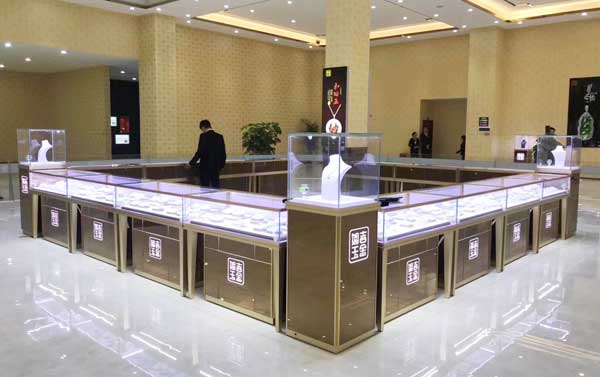 黃金陳列展示柜定制,周大福重點(diǎn)推薦